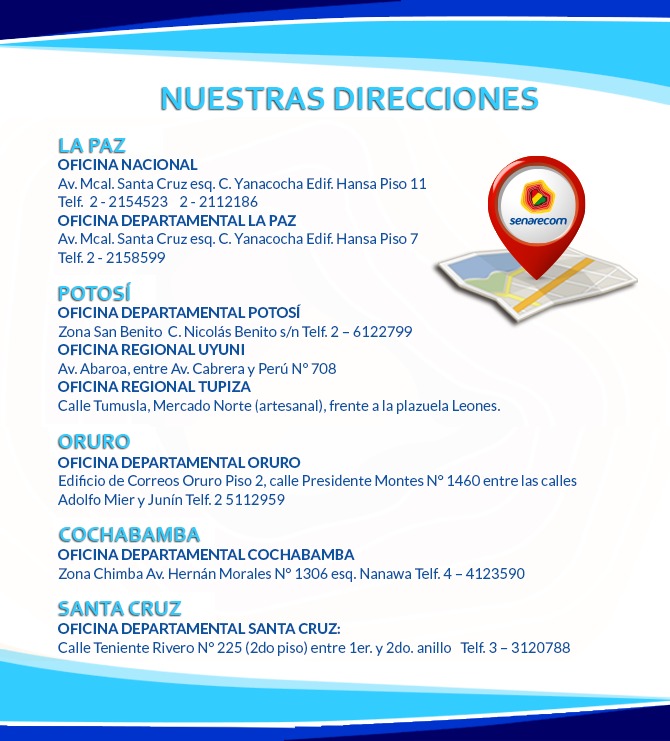 Direcciones de contacto nacional